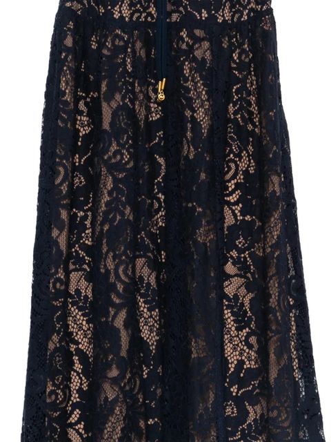 Michael Kors lace V-neck dress - Blue