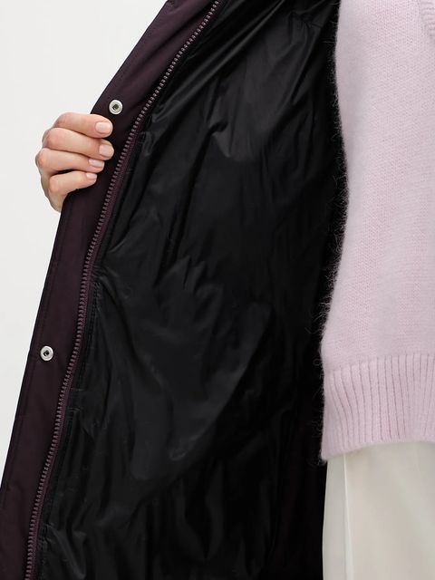 BOSS kurtka kolor fioletowy zimowa 50546844