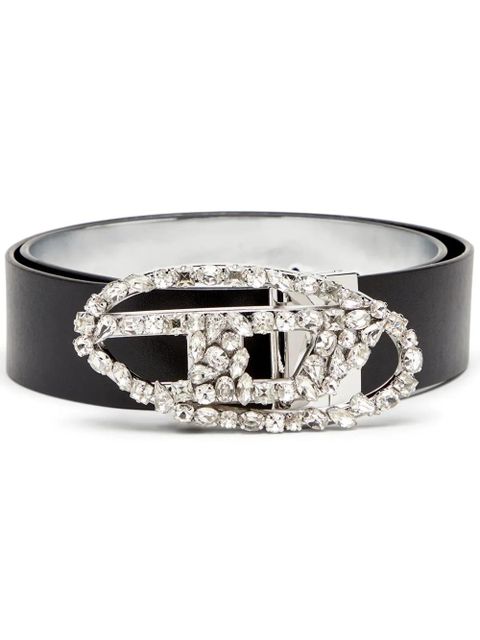 Diesel B-1DR leather belt - Black - zdjęcie produktu nr 1