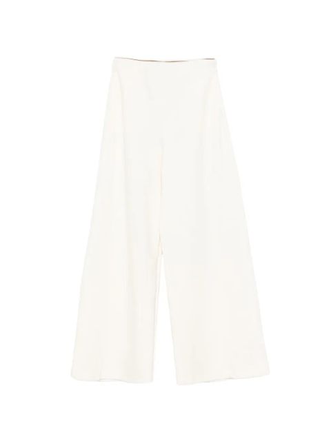 Max Mara MXPNIGELLA wide-leg trousers - White - zdjęcie produktu nr 1