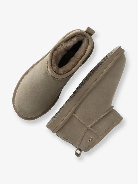 Mexx śniegowce zamszowe KIMO OLYMPIA kolor beżowy MICH2012553W