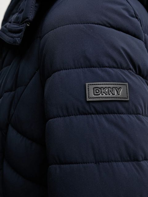 Dkny kurtka damska kolor granatowy przejściowa DLEMPN46
