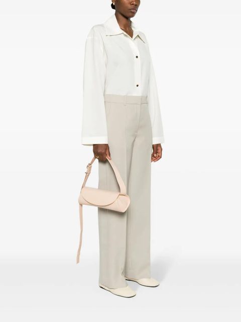 Jil Sander Cannolo leather shoulder bag - Pink - zdjęcie produktu nr 2