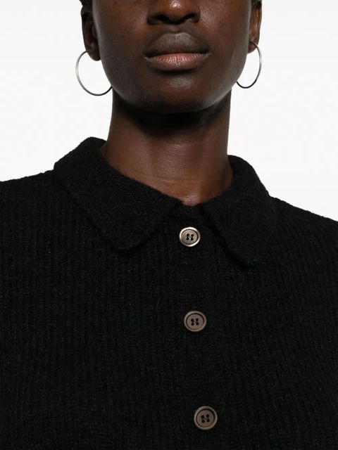 OUR LEGACY Mazzy ribbed-knit cardigan - Black