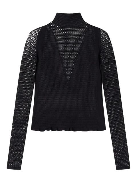 Lanvin turtleneck long-sleeved sweater - Black - zdjęcie produktu nr 1
