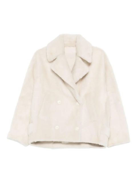Yves Salomon double-breasted jacket - White - zdjęcie produktu nr 1