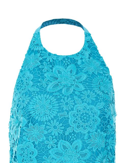 Essentiel Antwerp embroidered halter neck top - Blue