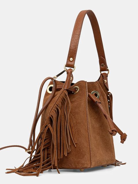 Answear.LAB torebka zamszowa