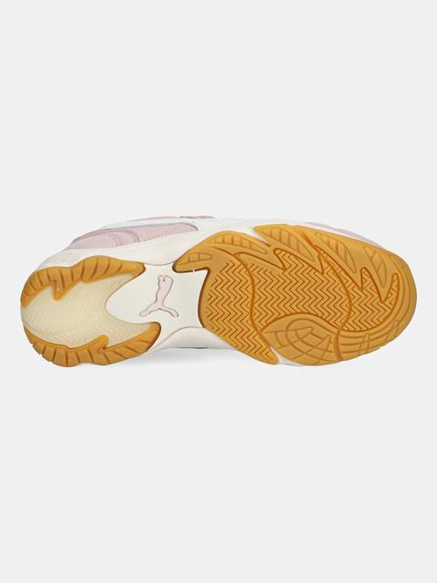 Puma sneakersy skórzane King Indoor kolor różowy 401683