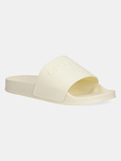 Guess klapki dziecięce SLIPPERS damskie kolor beżowy E5GZ07 BB00F