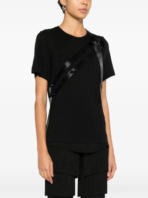 Simone Rocha bow sash T-shirt - Black - zdjęcie produktu nr 2