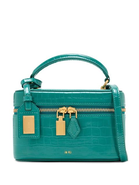 JW Pei croc-effect crossbody bag - Green - zdjęcie produktu nr 1
