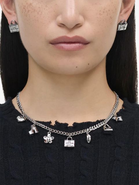 Marc Jacobs mini-icon charm necklace - Silver