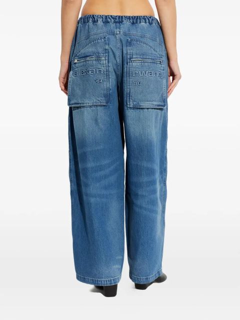 Alexander Wang drawstring-waist trousers - Blue