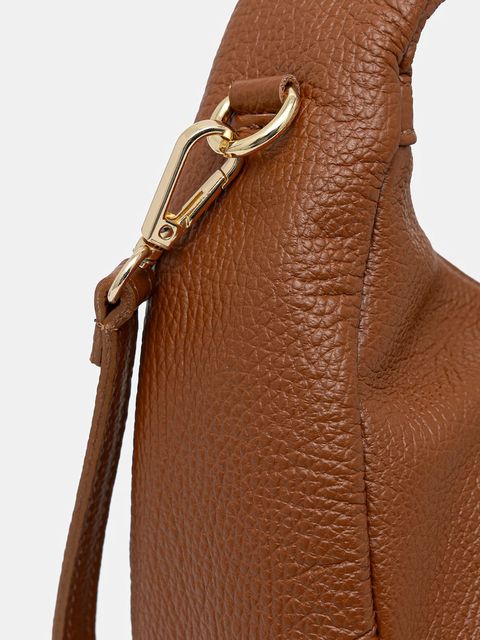 Answear.LAB torebka skórzana kolor brązowy