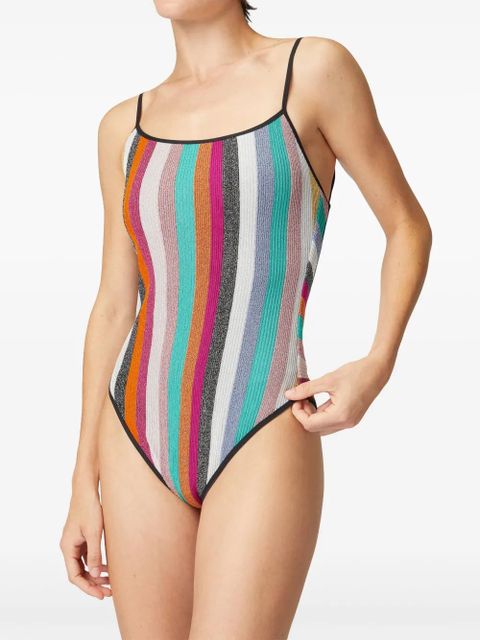 Missoni striped swimsuit - Blue