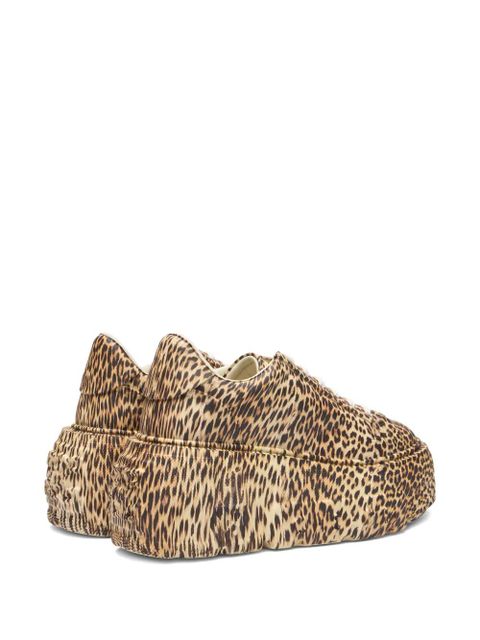 Casadei Nexus leopard-print sneakers - Brown
