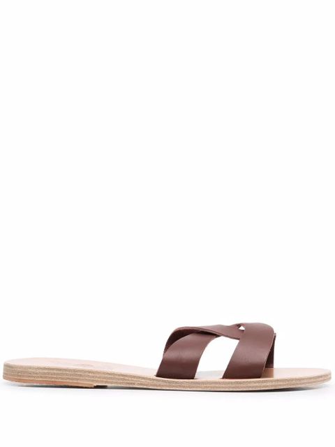 Ancient Greek Sandals Desmos crossover leather-strap sandals - Brown - zdjęcie produktu nr 1