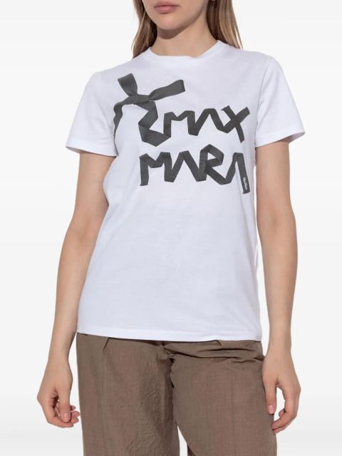 Max Mara logo-print T-shirt - White