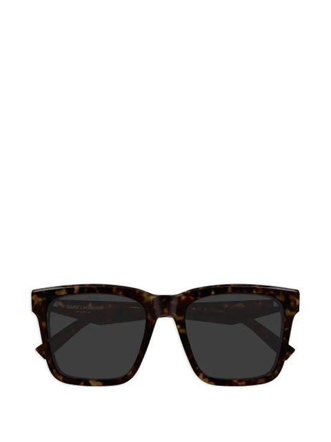 Saint Laurent Eyewear square-frame tortoiseshell sunglasses - Brown - zdjęcie produktu nr 1
