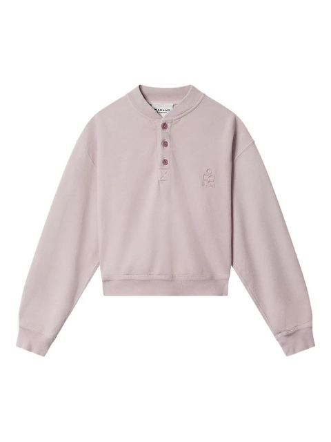 MARANT ÉTOILE Simony embroidered sweatshirt - Pink - zdjęcie produktu nr 1