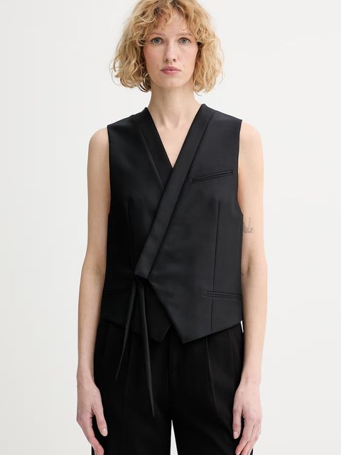 Kenzo kamizelka wieczorowa damska z wełną - zdjęcie produktu nr 1