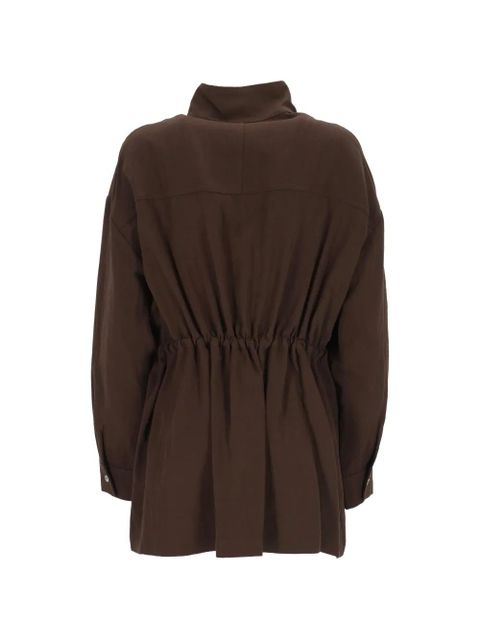 Eleh drawstring jacket - Brown - zdjęcie produktu nr 2