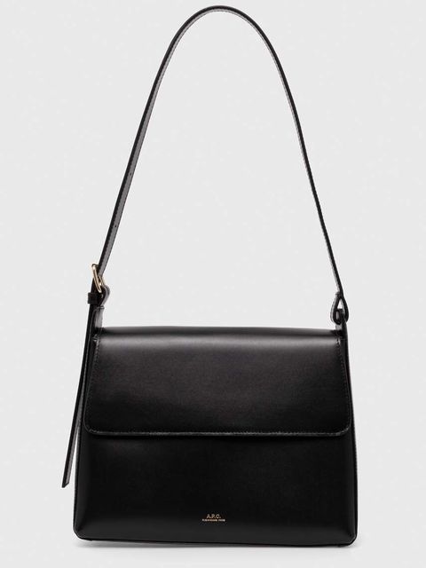 A.P.C. torebka skórzana sac virginie flap - zdjęcie produktu nr 1