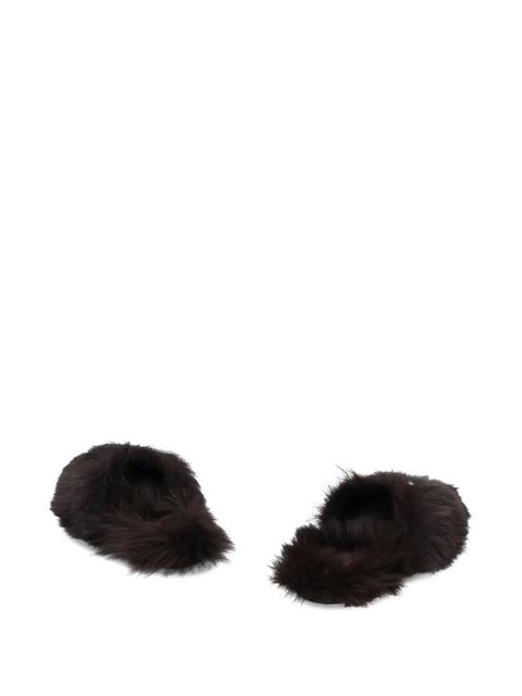 Gucci merino-wool slippers - Black