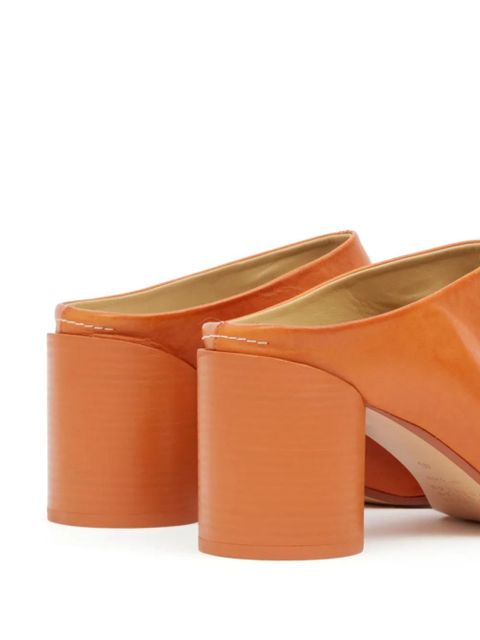 MM6 Maison Margiela anatomic-toe leather mules - Orange