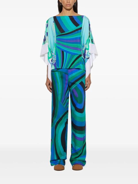 PUCCI Iride-patterned trousers - Green - zdjęcie produktu nr 2