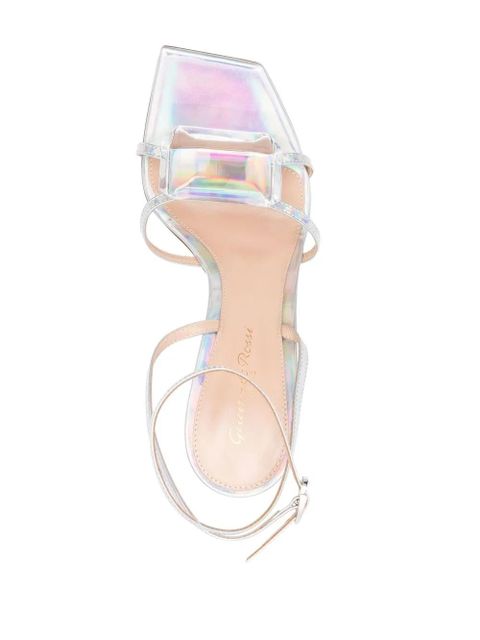 Gianvito Rossi Jaipur 105mm holographic-effect pumps - Silver