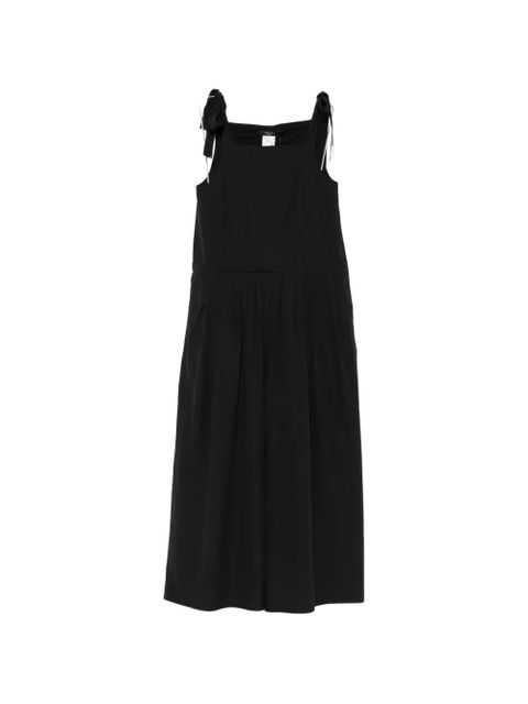 Weekend Max Mara tie-fastening pleated jumpsuit - Black - zdjęcie produktu nr 1