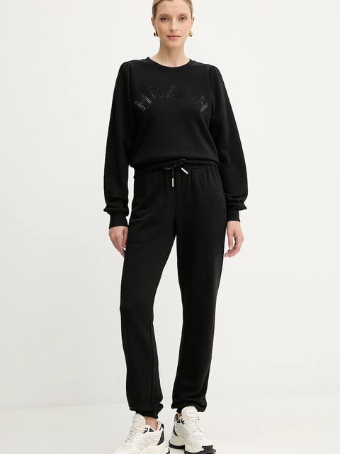 Silvian Heach bluza MARAUL damska kolor czarny z aplikacją GPA25017FE - zdjęcie produktu nr 2