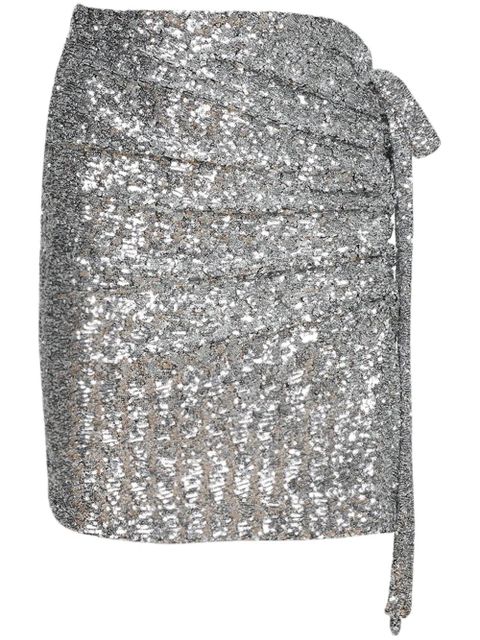 Rabanne Jupe sequinned miniskirt - Silver - zdjęcie produktu nr 1