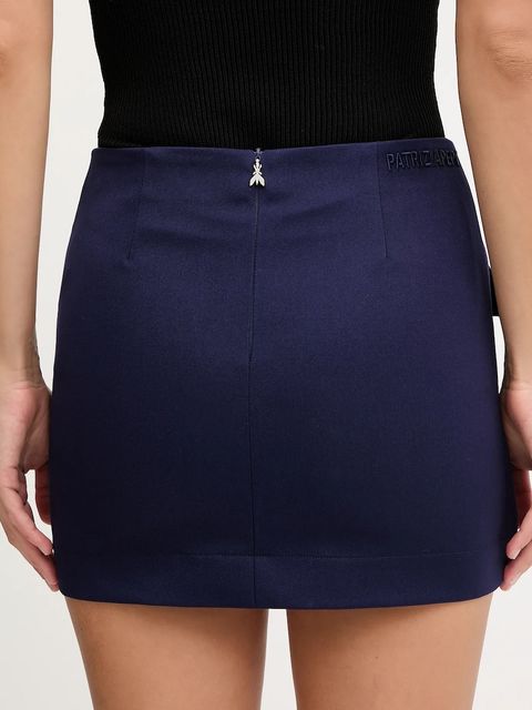 Patrizia Pepe spódnica kolor granatowy mini prosta 8G0483 A623