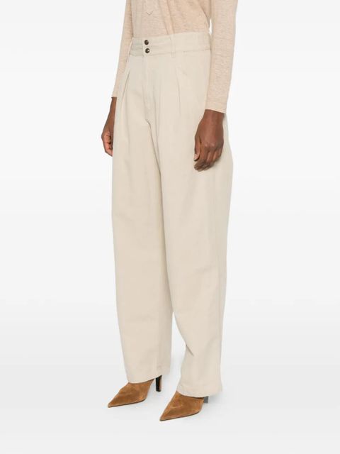 MARANT ÉTOILE Nadine pleated trousers - Neutrals