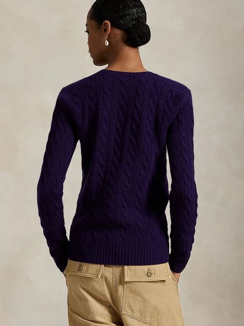 Polo Ralph Lauren sweter damski kolor fioletowy 211971866 - zdjęcie produktu nr 2
