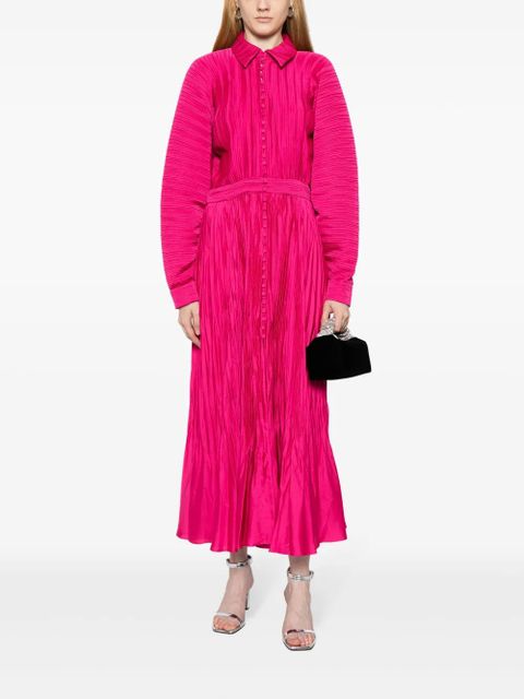 Simkhai Indiana pleated maxi dress - Pink