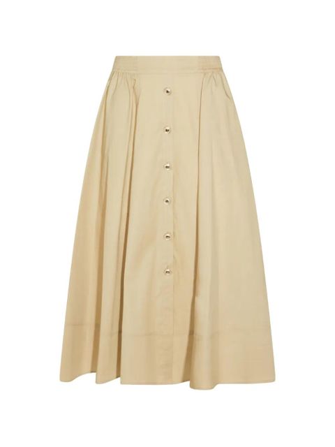 TWINSET button-down midi skirt - Neutrals - zdjęcie produktu nr 1