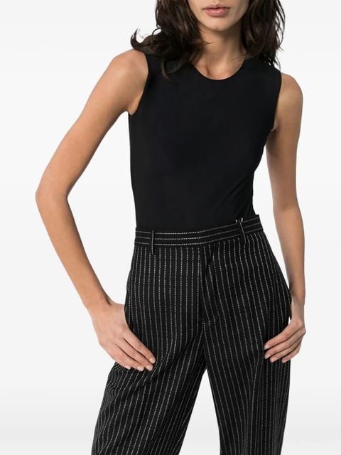 Maison Margiela round neck bodysuit - Black