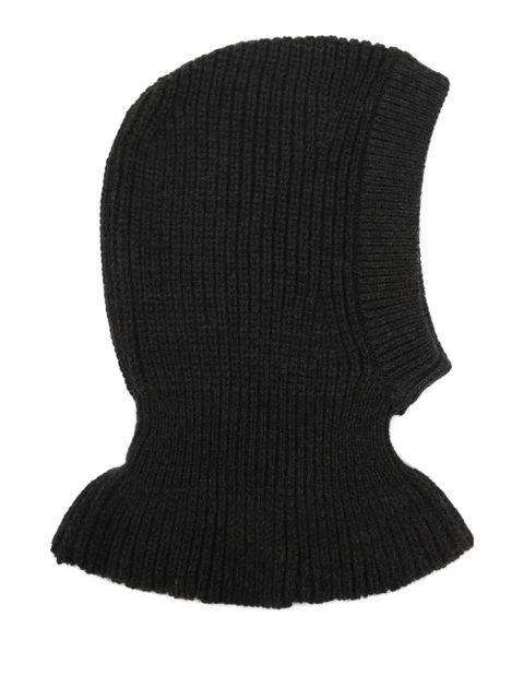 LEMAIRE ribbed balaclava - Black - zdjęcie produktu nr 1