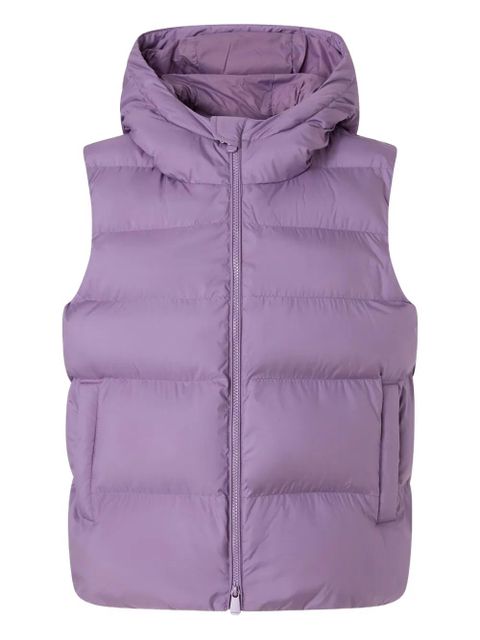 PINKO hooded puffer gilet - Purple - zdjęcie produktu nr 1
