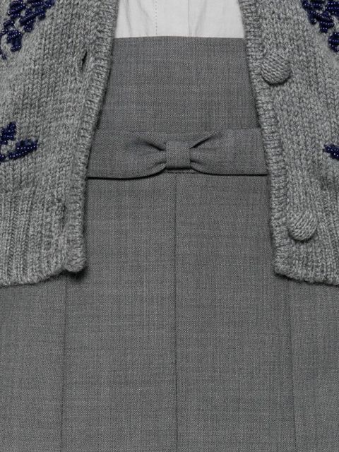 SHUSHU/TONG pleated skirt - Grey