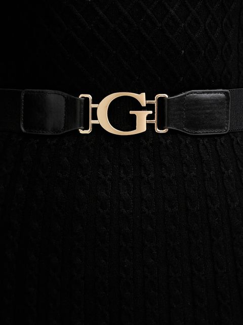 Guess sukienka HANA kolor czarny mini dopasowana W5BK68 Z2YJ2