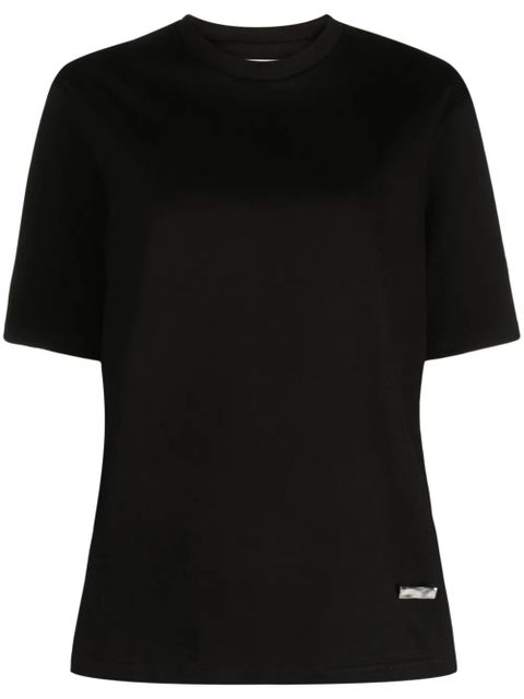 Jil Sander logo-embellished cotton T-shirt - Black - zdjęcie produktu nr 1