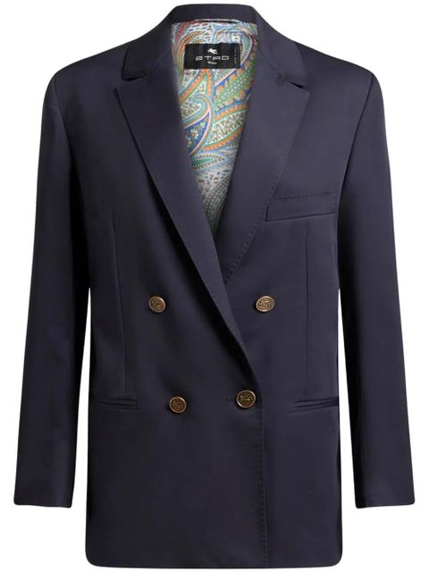 ETRO double-breasted blazer - Blue - zdjęcie produktu nr 1