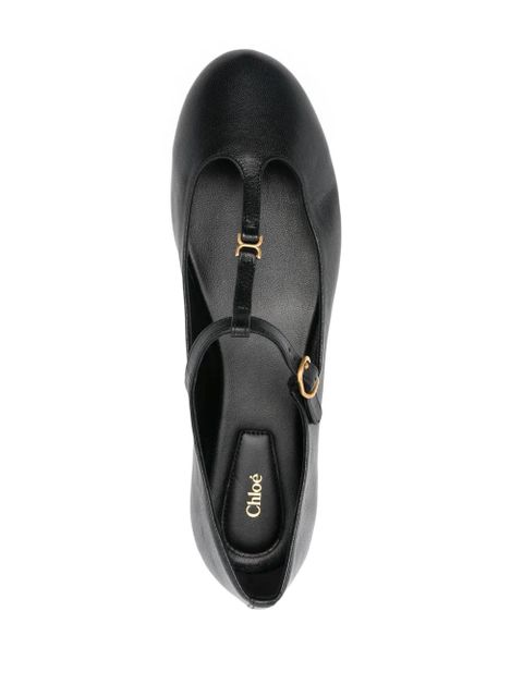Chloé Marcie leather ballerina shoes - Black