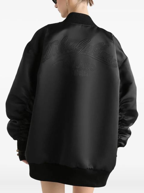 Dolce & Gabbana padded bomber jacket - Black