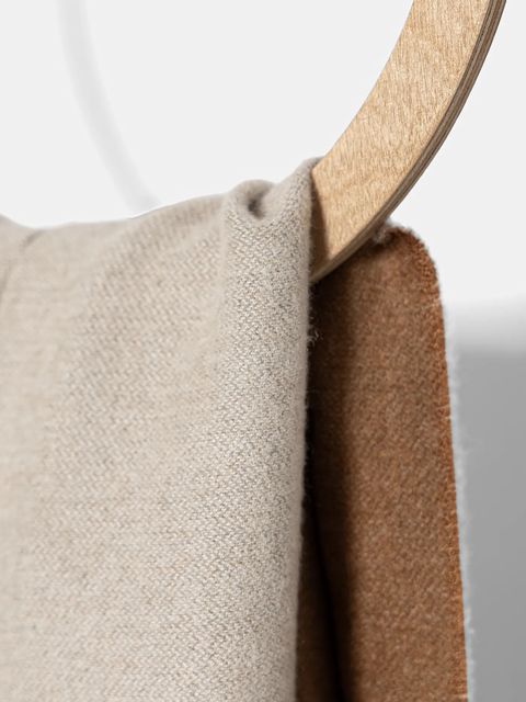 MAX&Co. szalik damski kolor beżowy gładki 2526546017200 - zdjęcie produktu nr 2